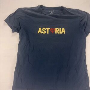 Goodkraft Astoria Graphic T Shirt Mens XL Blue Cotton Short Sleeve Crew Neck